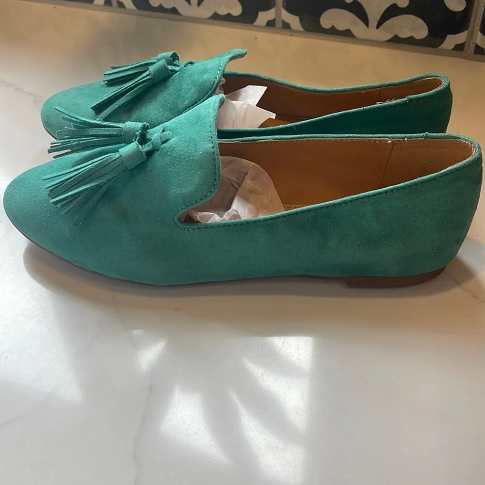 J.Crew tassel smoking loafer size 6 Used - Picture 2 of 4